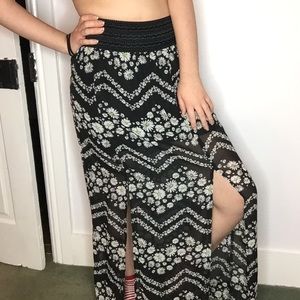 daisy maxi skirt